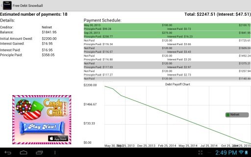 Debt Snowball Free截图6