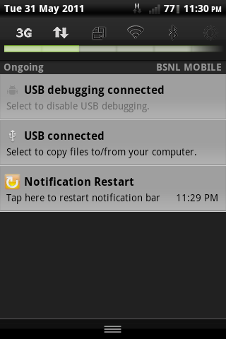 Notification Restart截图1