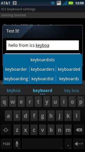 German (Deutsch)- ICS Keyboard截图1