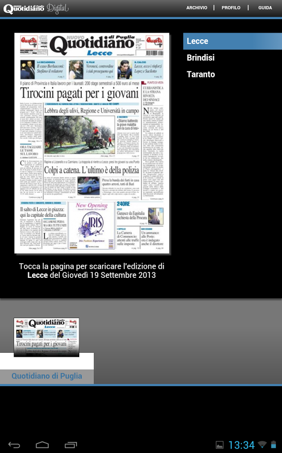 Quotidiano di Puglia Dig...截图3