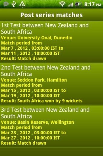 Cricket live score App截图4