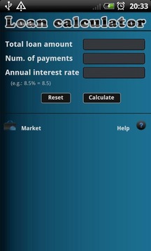 Loan calculator截图