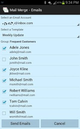 Mail Merge Lite截图1