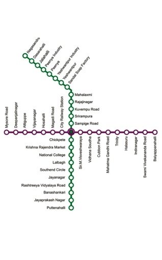 Bangalore Metro Map (Free)截图1