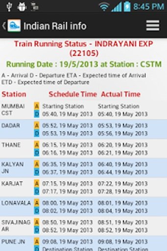 eRail - Indian Rail Live Info截图1