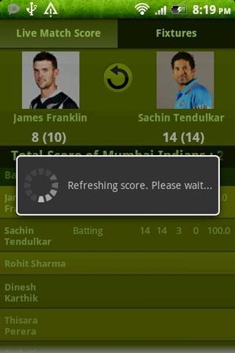 Cricket live score App截图3