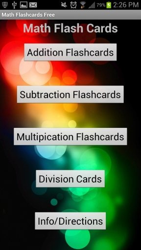 Math Flash Cards Free截图6