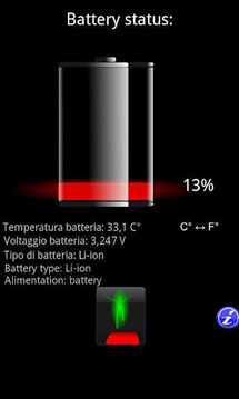 Battery status + Widget截图