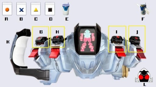 KR Fourze Henshin Belt截图4