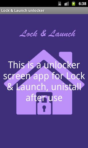 Lock &amp; Launch unlock截图3