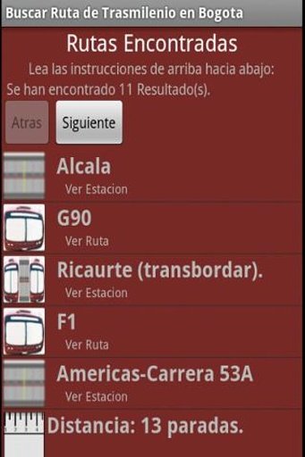 Buscar Ruta Transmilenio Bog截图1