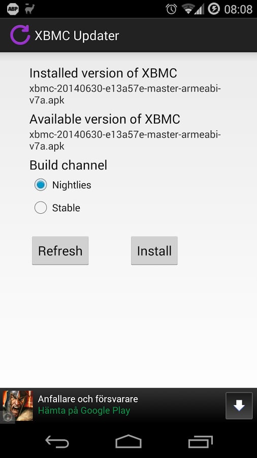 XBMC Updater截图2