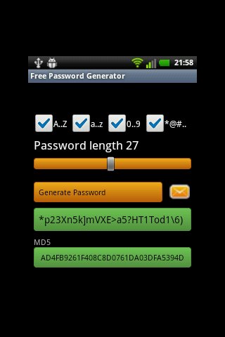 Free Password Generator截图3