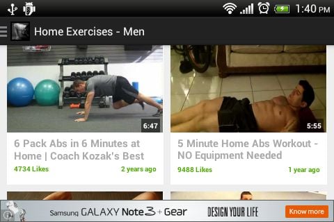 Home Exercises for men Free截图4