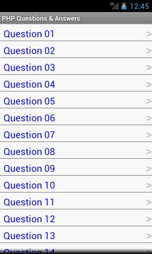 PHP Questions &amp; Answers截图4