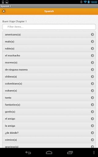 Spanish 1 Vocabulary截图5