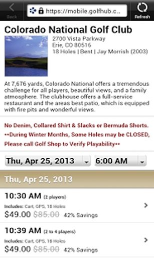 Colorado National Golf Club截图7