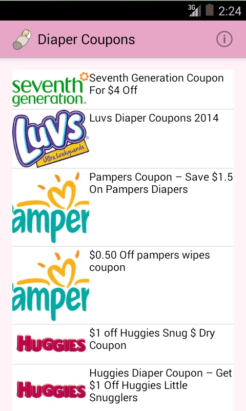 Diaper Coupons截图1