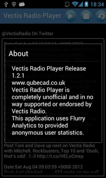 Vectis Radio Player截图