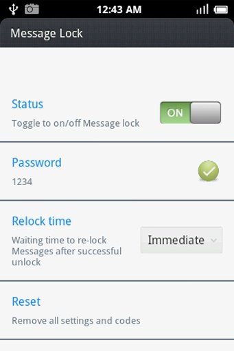 Messages Lock (SMS Lock)截图2