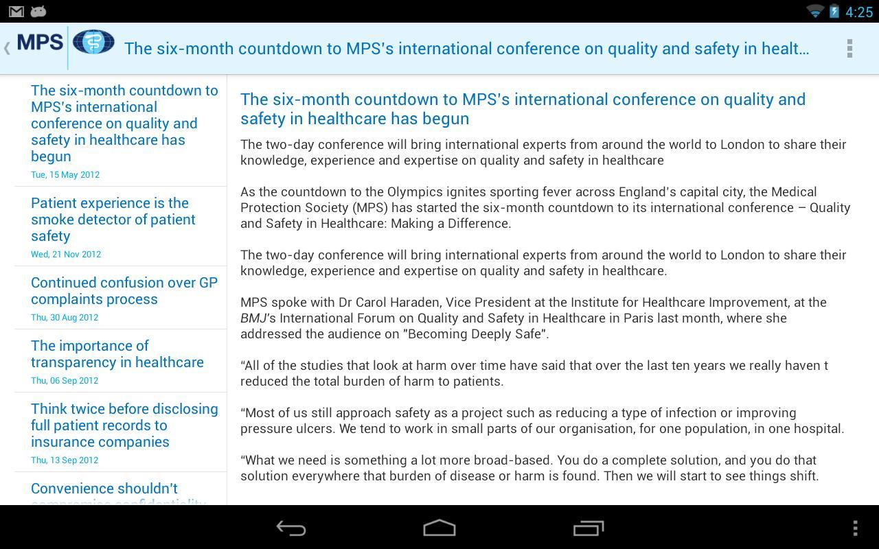 MPS Advice截图1