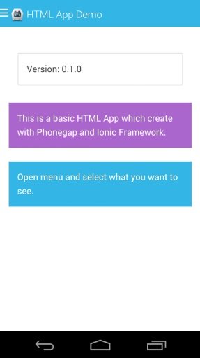 HTML App Demo截图1