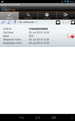 Synergy FLM ATM CRM截图1