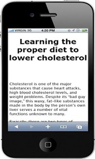 Lower Your Cholesterol! Free截图5