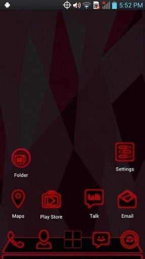 Next Launcher - Red Theme截图1