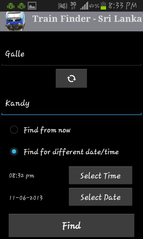 Train Finder - Sri Lanka截图4