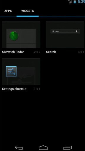 SDWATCH Radar Clock Widget HD截图1