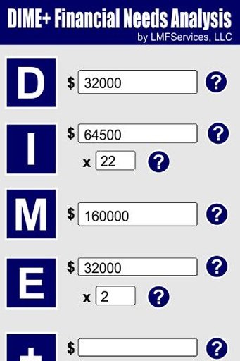 Financial Needs Calculator截图3