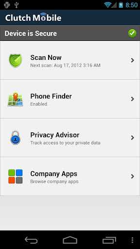 Clutch Mobile Security截图2