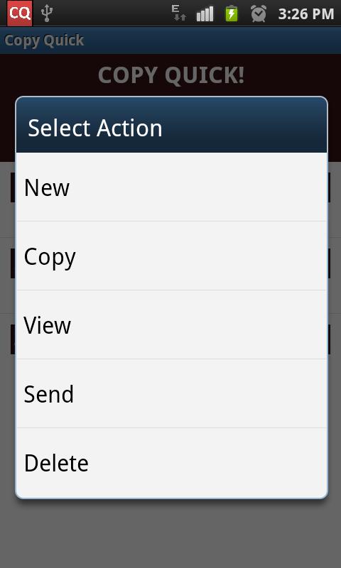 Copy Quick! (Copy2Clipboard)截图1