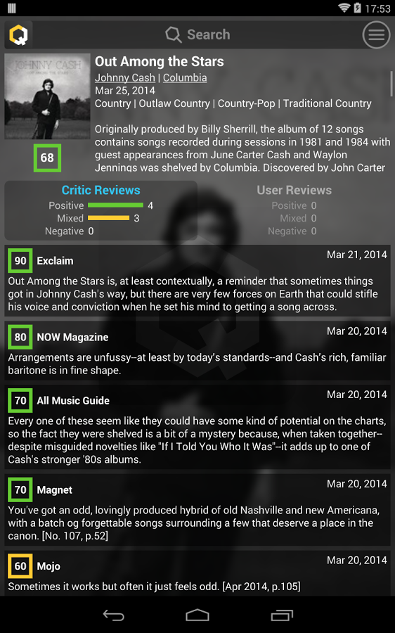 CritiQ - Metacritic Companion截图7