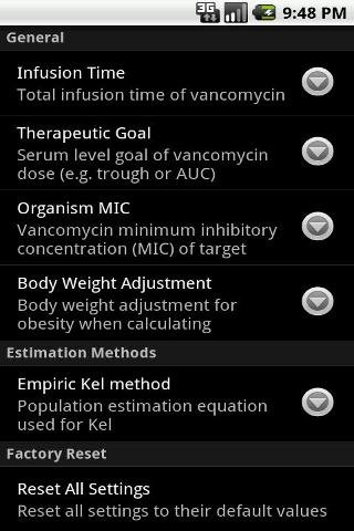 Vancomycin ClinCalc Lite截图3