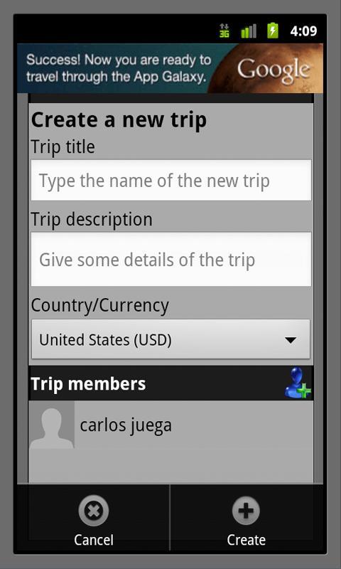 Trip Expenses Tracker Free截图1