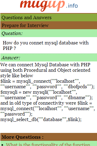PHP Interview Q&amp;A截图1