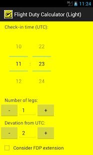 Flight Duty Calculator (Light)截图3