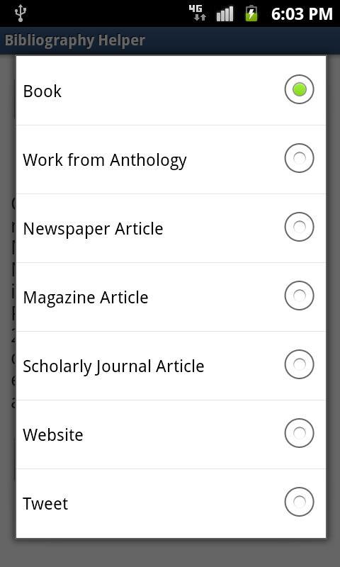 Bibliography Helper Free截图1