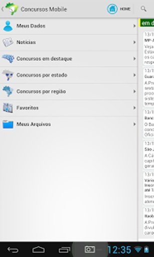 Concursos Mobile截图2