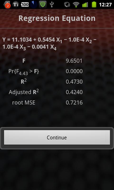 Regression Calculator Free截图4