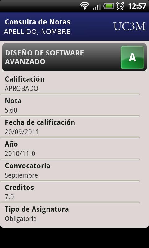 UC3M Calificaciones截图1