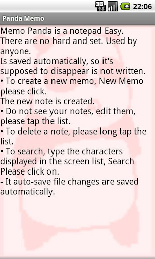 Panda Memo截图2