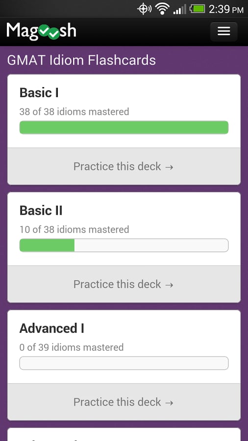 GMAT Idiom Flashcards截图7
