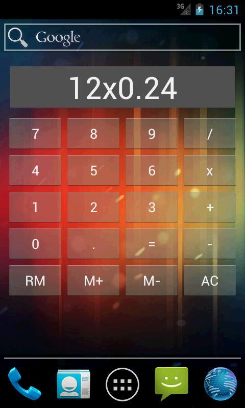 Calculator Widget截图1