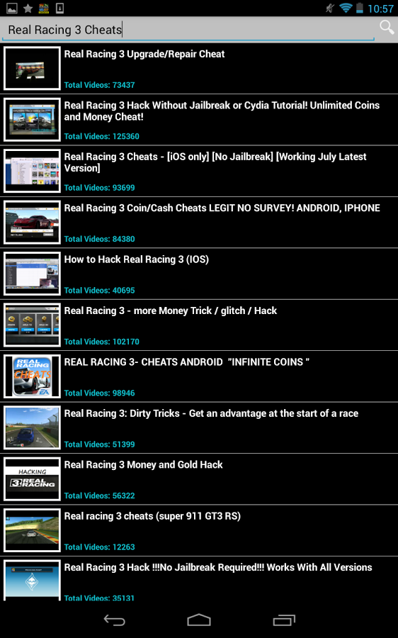 Real Racing 3 Cheats & T...截图1