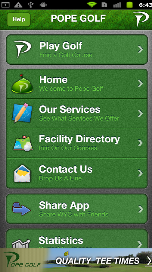 Pope Golf GPS截图2