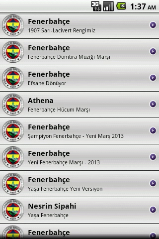 Fenerbahçe Zil Sesleri截图2