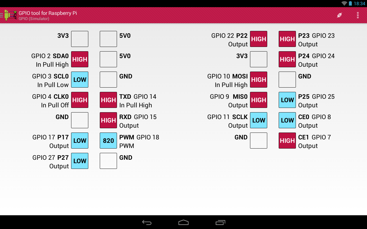 GPIO Tool For Raspberry Pi截图1